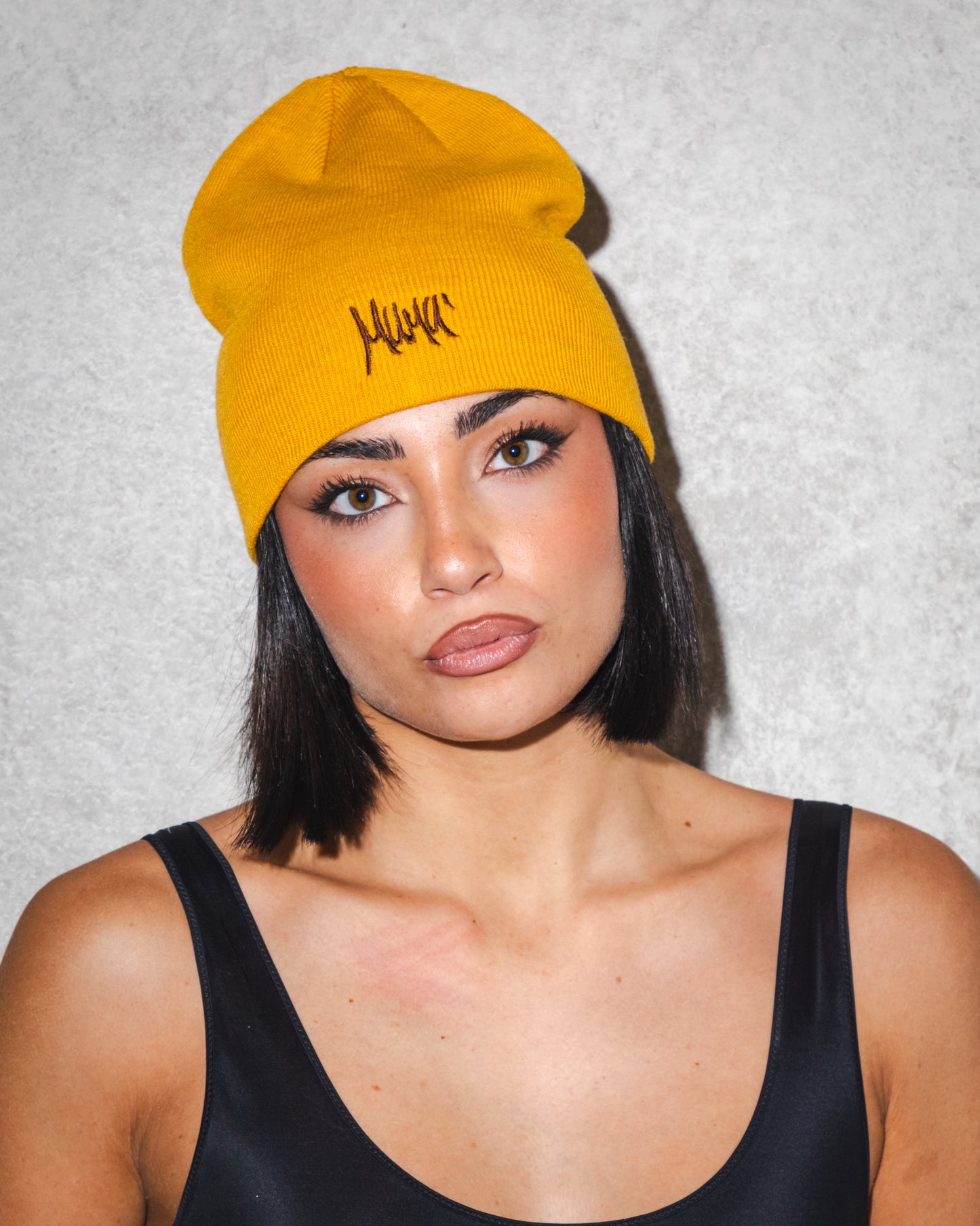 Mumù Beanie - MUSTARD