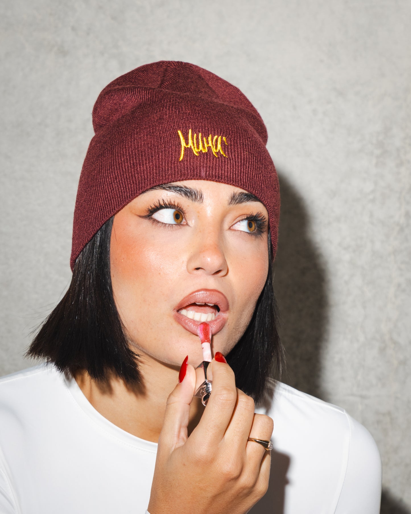 Mumù Beanie - BURGUNDY