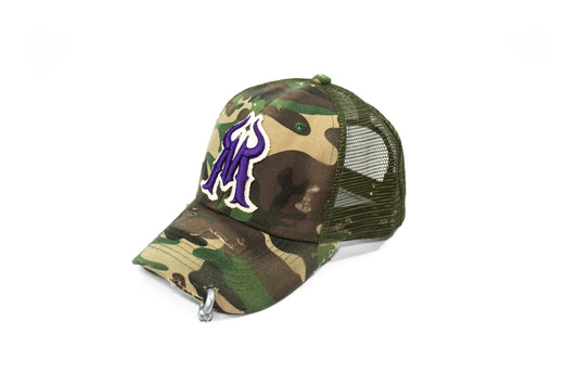 Mumù Camo Cap - CORPORAL VIOLET