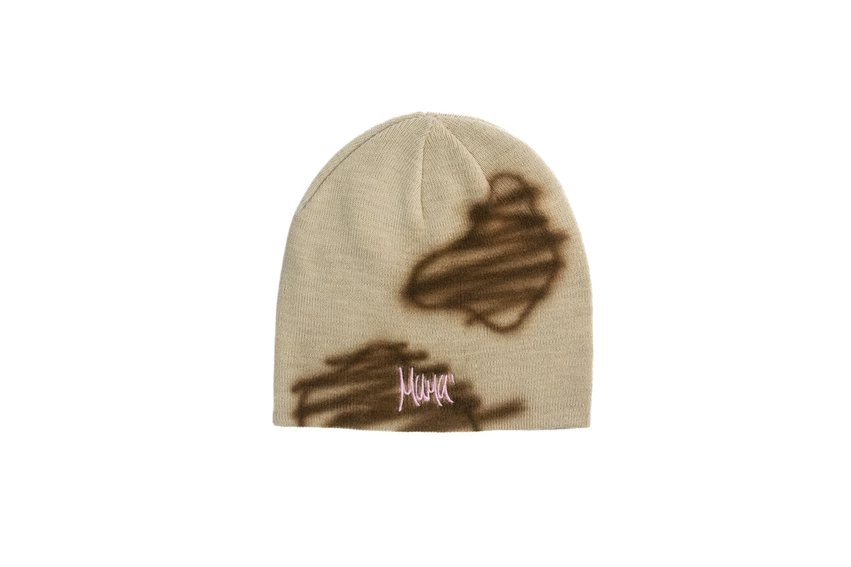 Mumù Beanie Airbrushed  - CHOCOLATE