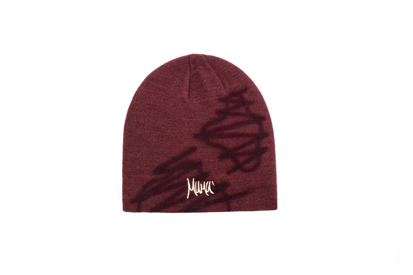 Mumù Beanie Airbrushed  - MERLOT