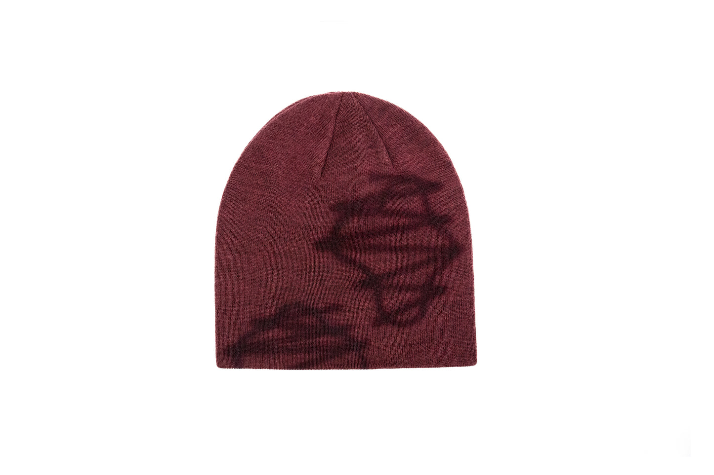Mumù Beanie Airbrushed  - MERLOT
