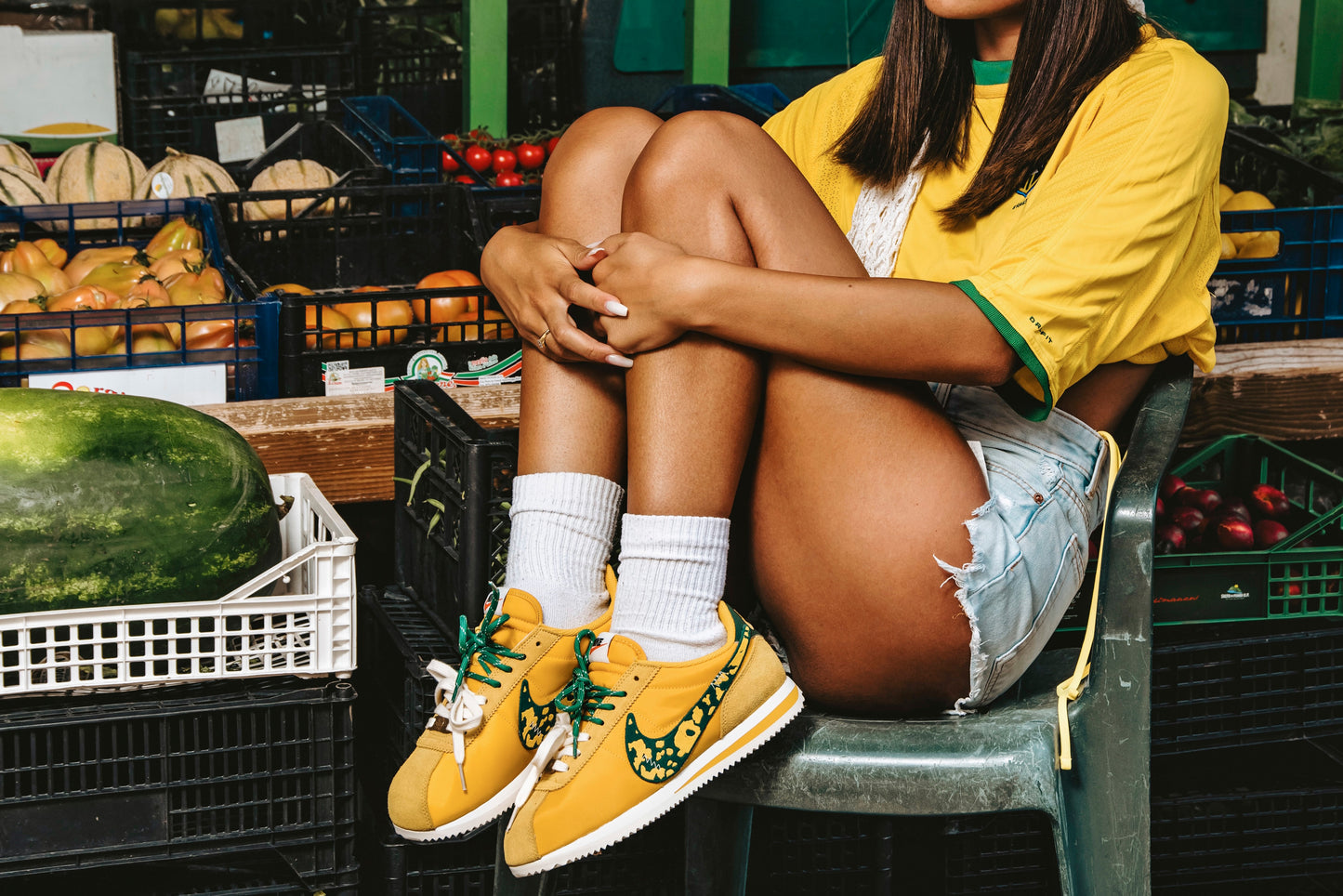 Nike Cortez Mumù custom - BRASIL