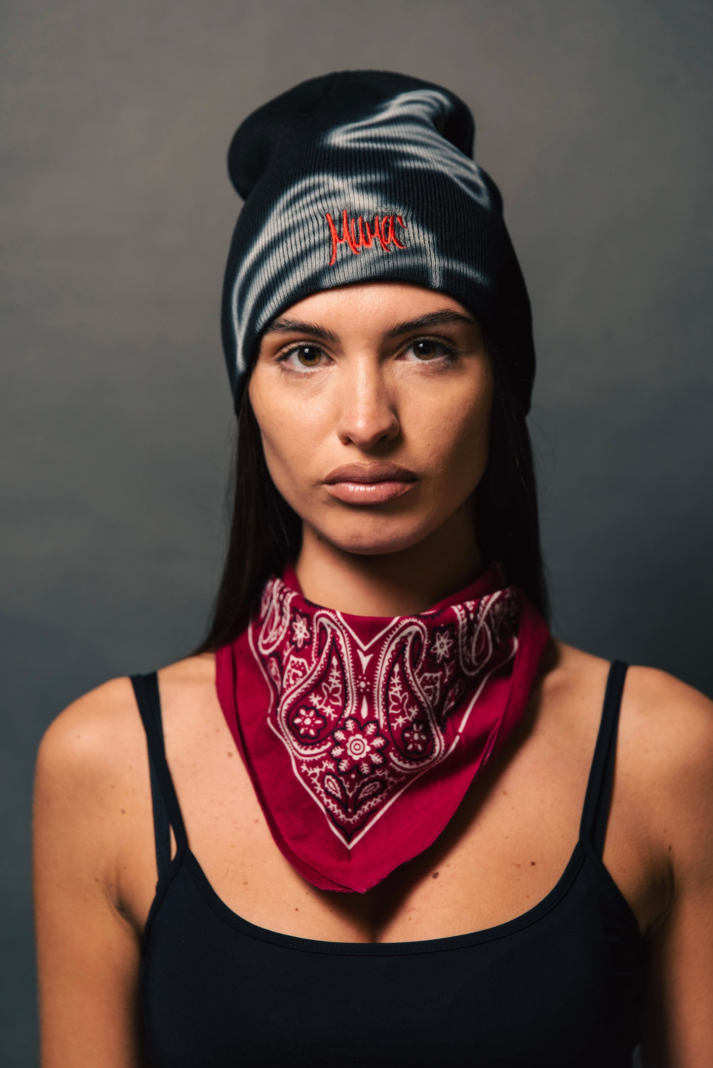 Mumù Beanie Airbrushed  - DEVIL