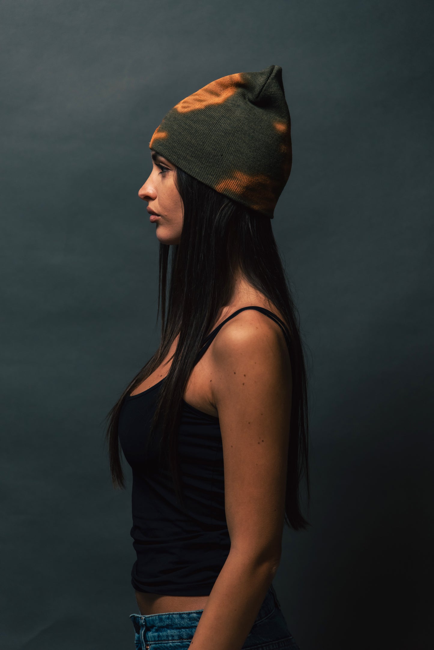 Mumù Beanie Airbrushed  - PUMPKIN