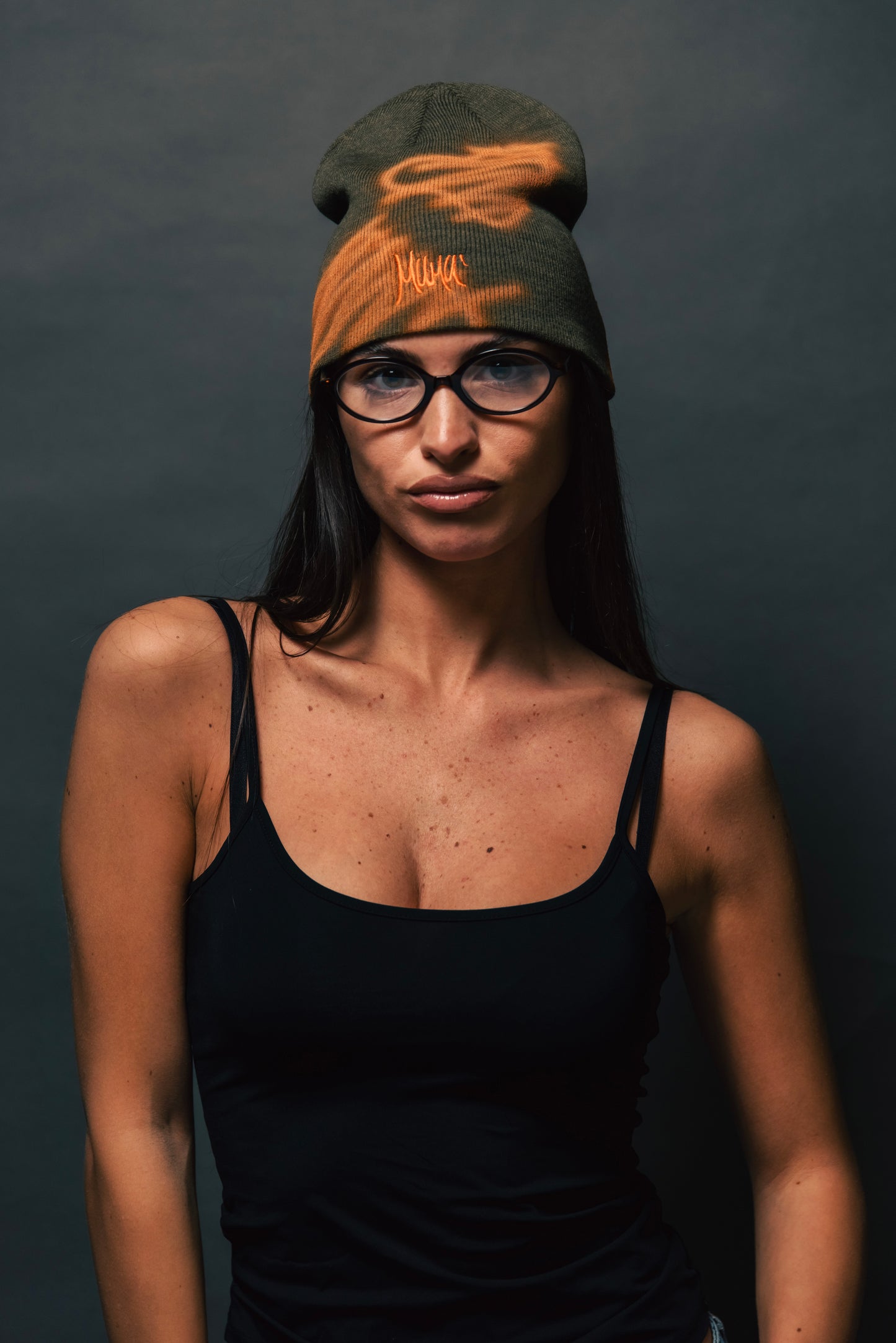 Mumù Beanie Airbrushed  - PUMPKIN