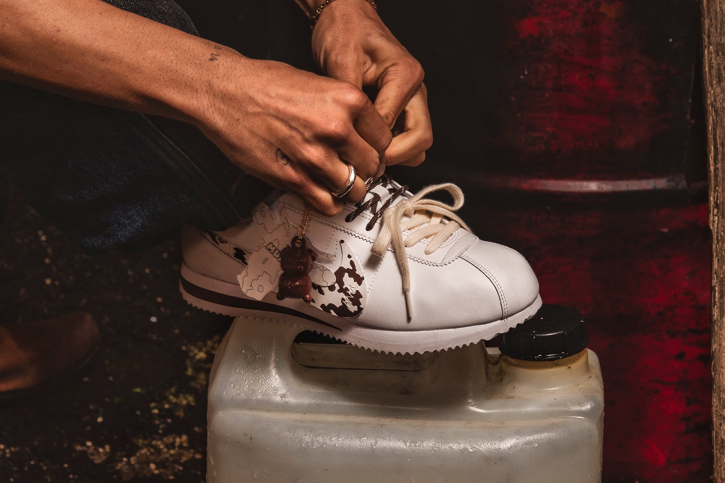 Nike Cortez Mumù custom - CHOCOLATE