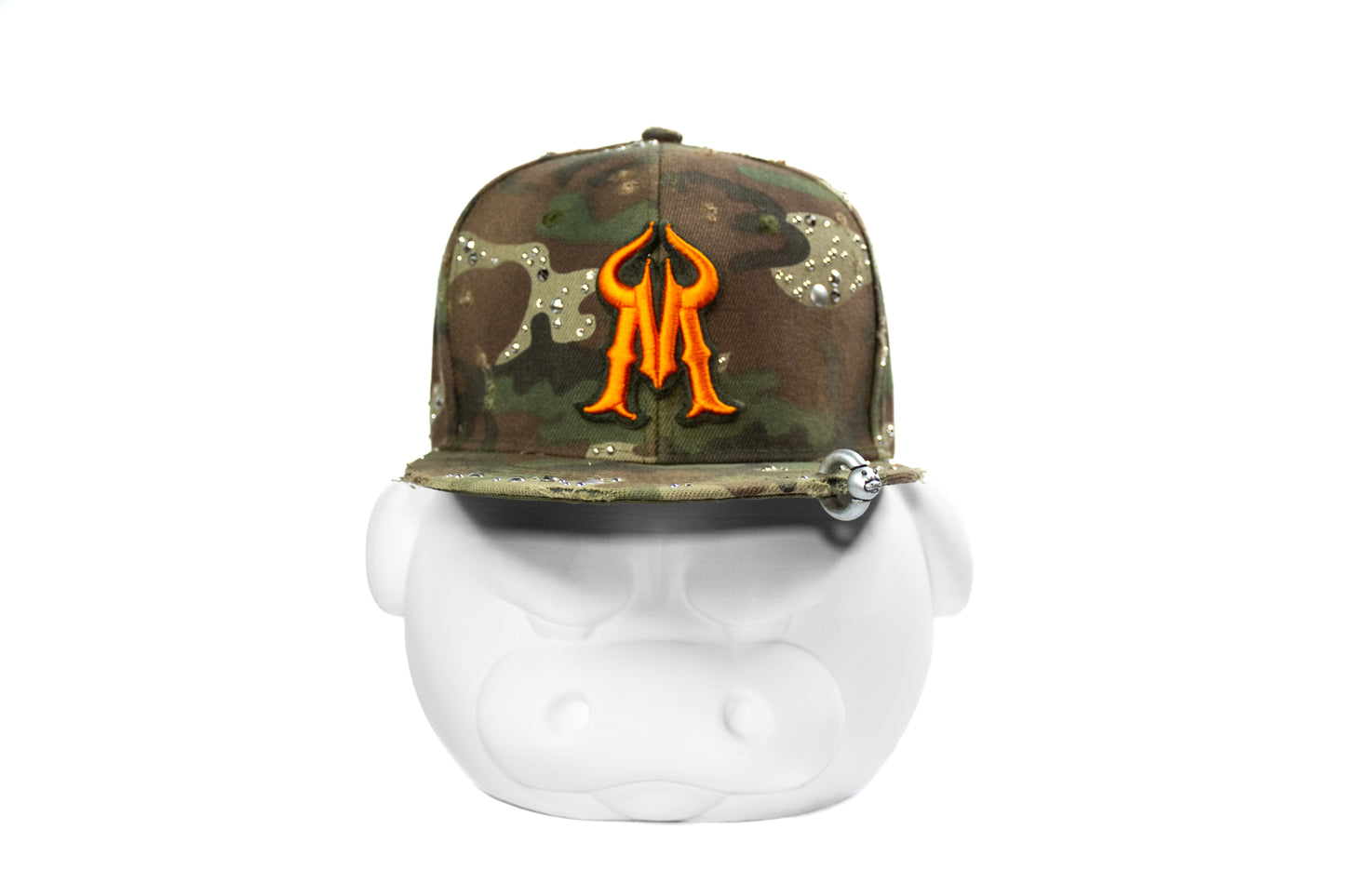 Mumù Camo Cap  - GENERAL SILVER PEARLS